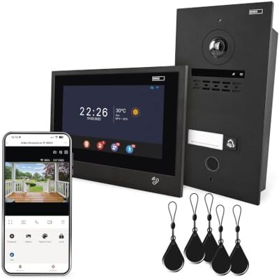 EMOS GoSmart H4080 Videocitofono a 2 fili con display LCD a colori da 7 EMOS GoSmart H4080 Videocitofono a 2 fili con display LCD a colori da 7