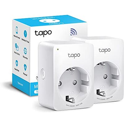 Tapo P100 Presa Smart WiFi 10A 2300W Timer Controllo App Alexa Google, 2pz Per Lampade, TV e Piccoli Elettrodomestici, Controllo da App , Programmazione Oraria, Timer e Controllo Remoto Tapo P100 Presa Smart WiFi 10A 2300W Timer Controllo App Alexa Google, 2pz Per Lampade, TV e Piccoli Elettrodomestici, Controllo da App , Programmazione Oraria, Timer e Controllo Remoto