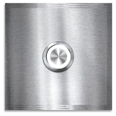 Metzler campanello inox LED esterno pulsante retroilluminato antivandalo incasso compatto prof. fino a 38 mm montaggio a bulloni nascosti IP67 8-24 V AC/DC acciaio satinato ricambi disponibili 10 anni Metzler campanello inox LED esterno pulsante retroilluminato antivandalo incasso compatto prof. fino a 38 mm montaggio a bulloni nascosti IP67 8-24 V AC/DC acciaio satinato ricambi disponibili 10 anni