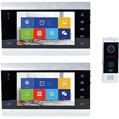 PNI Videocitofono intelligente con 2 monitor SafeHome PT720MW WiFi HD, P2P PNI Videocitofono intelligente con 2 monitor SafeHome PT720MW WiFi HD, P2P