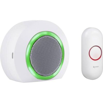 Kit Campanello Wireless Byron Grigio-Bianco - Kit Campanello Kit Campanello Wireless Byron Grigio-Bianco - Kit Campanello