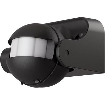 goobay Rilevatore di movimento a infrarossi per esterni e interni, IP44, sensore di movimento PIR inclinabile a 180°, portata di 12 m, adattabile come lampada con sensore di movimento, goobay Rilevatore di movimento a infrarossi per esterni e interni, IP44, sensore di movimento PIR inclinabile a 180°, portata di 12 m, adattabile come lampada con sensore di movimento,