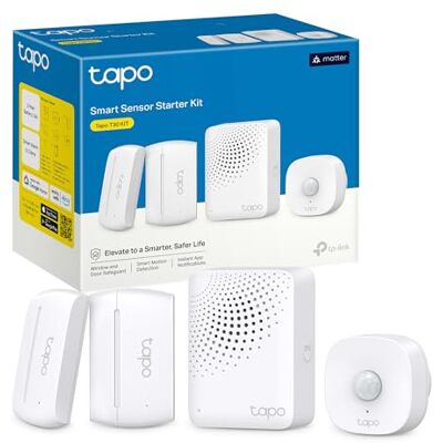 Tapo T30 KIT Sistema di Allarme, Antifurto, Allarme Casa senza Fili, 1 Sensore di Movimento e 2 Sensori di Finestra, Compatibile cogli Altri Dipositivi Smart, Avvisi Istantanei APP Tapo T30 KIT Sistema di Allarme, Antifurto, Allarme Casa senza Fili, 1 Sensore di Movimento e 2 Sensori di Finestra, Compatibile cogli Altri Dipositivi Smart, Avvisi Istantanei APP