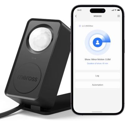 meross Matter 3 in 1 Sensore di Presenza Smart (Radar, PIR, Luminosità) meross Matter 3 in 1 Sensore di Presenza Smart (Radar, PIR, Luminosità)