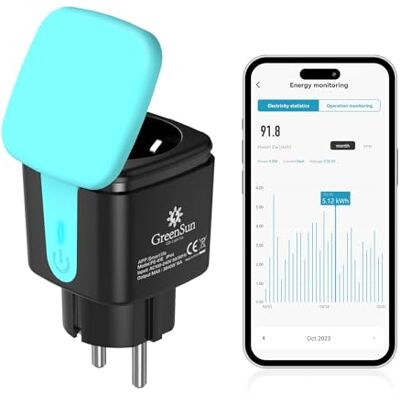 GreenSun Presa Smart da Esterno Presa Wi-Fi Smart Life Controllo Vocale per Alexa Telecomando Pianificatore del Tempo Tuya IP44 16A 2,4 GHz Plug GreenSun Presa Smart da Esterno Presa Wi-Fi Smart Life Controllo Vocale per Alexa Telecomando Pianificatore del Tempo Tuya IP44 16A 2,4 GHz Plug
