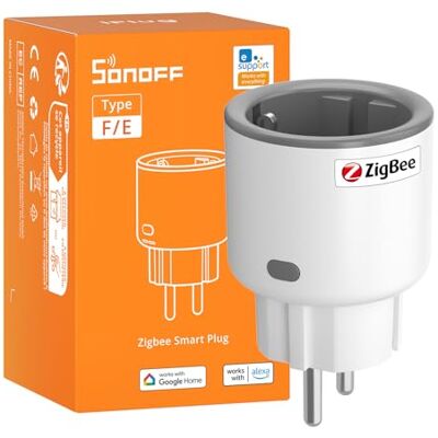 SONOFF Presa Intelligente Zigbee Controllo Remoto, Monitoraggio Energetico, Timer, Protezione Sovraccarico, Ripetitore, eWeLink Compatibile SONOFF Presa Intelligente Zigbee Controllo Remoto, Monitoraggio Energetico, Timer, Protezione Sovraccarico, Ripetitore, eWeLink Compatibile