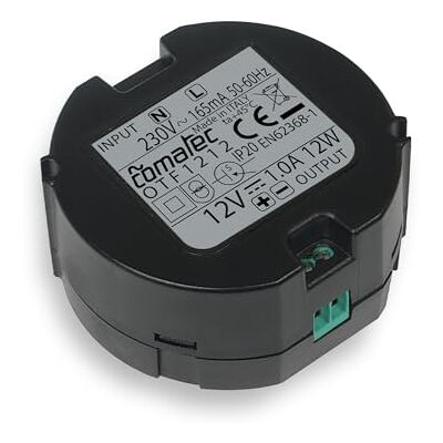 SCS Sentinel Trasformatore di Alimentazione Incassato 12V DC 1A Regolatore di Tensione Integrato Compatibile con Serrature, Citofoni, Automazione Cancelli e Domotica 230V AC 50/60 Hz SCS Sentinel Trasformatore di Alimentazione Incassato 12V DC 1A Regolatore di Tensione Integrato Compatibile con Serrature, Citofoni, Automazione Cancelli e Domotica 230V AC 50/60 Hz