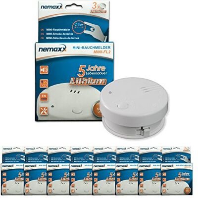 Nemaxx -8 rilevatori di fumo, conformi allo standard EN 14604 Nemaxx -8 rilevatori di fumo, conformi allo standard EN 14604