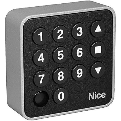 NICE EDSWG, Selettore Digitale Via Radio, Wi-Fi, Tastiera, 13 Tasti, 3 Canali, Alluminio, Batterie Incluse NICE EDSWG, Selettore Digitale Via Radio, Wi-Fi, Tastiera, 13 Tasti, 3 Canali, Alluminio, Batterie Incluse