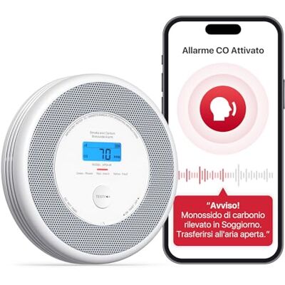 X-Sense Rilevatore di fumo e monossido di carbonio WIFI, , 1 Pezzo X-Sense Rilevatore di fumo e monossido di carbonio WIFI, , 1 Pezzo