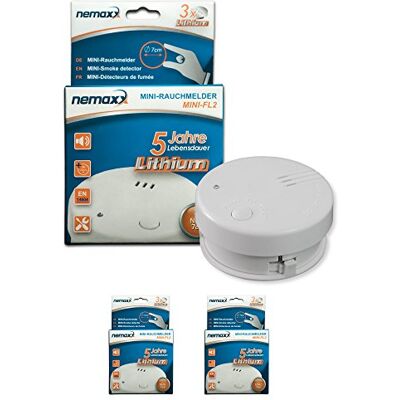 Nemaxx -2 rilevatori di fumo, conformi allo standard EN 14604 Nemaxx -2 rilevatori di fumo, conformi allo standard EN 14604