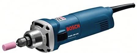 Bosch Smerigliatrice Assiale Ggs 28 Ce (Motore da 650 Watt, Incl. Pinza 6 Mm e 2 Chiavi Fisse da 19)