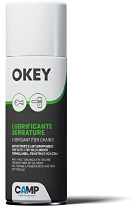 CAMP ‎ Okey, Lubrificante anticorrosivo per serrature in bombola spray, 200 ml