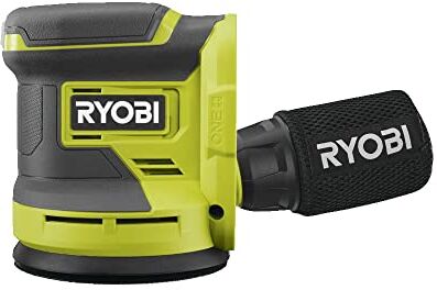 Ryobi R18ROS-0 Levigatrice Rotorbitale 18V ONE+, Batteria Non Inclusa, Diametro Disco 125mm, Velocità 10.000 Giri/Minuto, Diametro Orbita 2.5mm, 20.000 Oscillazioni al Minuto