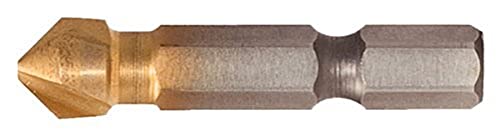 KS TOOLS 1/4" Inserto p.fresa p.svasare+sbavare HSS TiN 90°,16,5mm