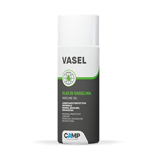 CAMP VASEL, Olio tecnico di vaselina, Lubrificante, Anti-ossidante, Protettivo, Incolore e inodore, 400ml