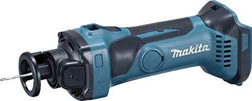 Makita Fresadora de corte 6.35 mm a bateria 18V litio-ion solo maquina sin cargador ni bateria