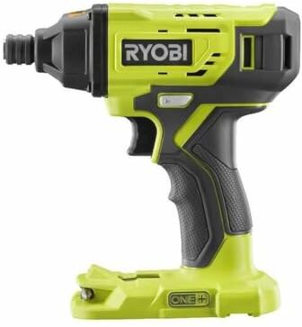 RYOBI R18ID2-0 Avvitatore ad Impulsi 1/4" a Batteria 18V ONE+, per Fissaggio, Batteria Non Inclusa, 3.600 Colpi/Minuto, Velocità a Vuoto 3.200 Giri/Minuto