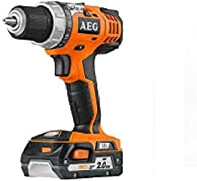 AEG BS18G4-202C Trapano Avvitatore 18V, Fino a 60 Nm di Coppia, con 2 Velocità: 0-500 / 0-1.900 g/min, 24 Regolazioni di Frizione, Mandrino di 13mm