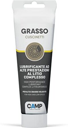 CAMP Grasso Cuscinetti Grasso Lubrificante Al Litio Complesso E.P. NLGI2 ad Alte Prestazioni, per Cuscinetti, Anti-Ruggine e Anti-Usura, 150 ml