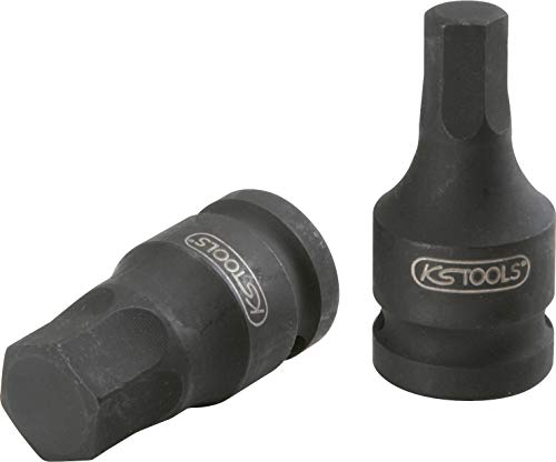 KS TOOLS 3/8" Bussola per avvitatore pneumatico per viti a brugola, corta, 3 mm