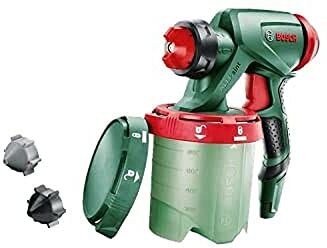 Bosch 1600A008W8 Pistola a spruzzo, Per il sistema di verniciatura a spruzzo PFS 3000-2 e PFS 5000 E,1000 ml, in una scatola, Consumo energetico 650 W, Lunghezza tubo 2 m, Verde