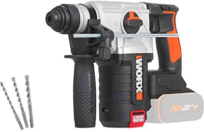 WORX Tassellatore-demolitore brushless-2,2j-20V a batteria solo corpo macchina