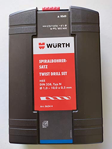 Wurth Punta a corona HSS tipo RN kit 19 pz  06344