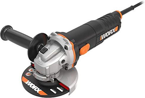 WORX Smerigliatrice Angolare con Impugnatura Ausiliaria, 750 W