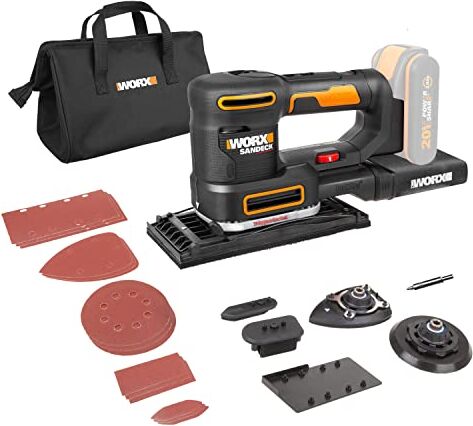 WORX Levigatrice Sandeck 5 in 1-20V a batteria-solo corpo macchina