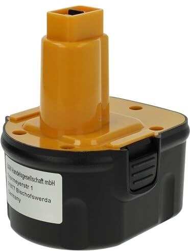 vhbw Batteria sostituisce Black & Decker A9252 England SL1 3YD, A9275 England SL1 3YD per attrezzi da lavoro (3000mAh, 12V, NiMH)