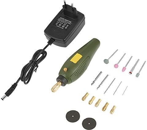 PUSOKEI Mini Trapano Kit Utensili rotanti elettrici, Mini smerigliatrice Fresatura Rifilatura Lucidatura Foratura Taglio Kit Utensili per Incisione, Mini Trapano Elettrico con Accessori