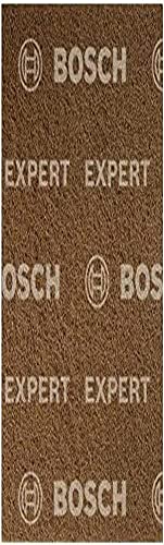 Bosch 1x Fogli abrasivi in tessuto non tessuto Expert N880 (per Lamiere di acciaio, 152 x 229 mm, Grana Grezza A, Accessorio Levigatura manuale)