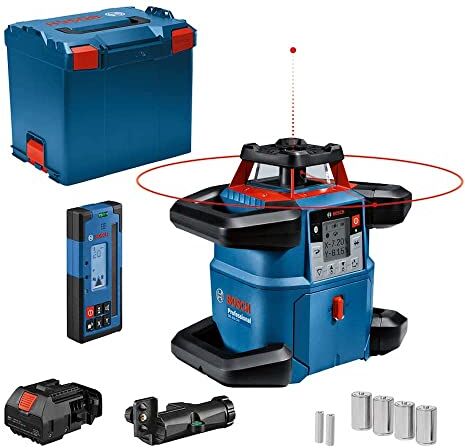 Bosch 18V System Livella laser rotante GRL 600 CHV (Connect, portata 600 m (diametro), in L-boxx)