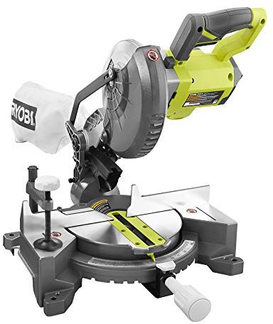 RYOBI 18V ONE+ 190mm Troncatrice (solo corpo), verde