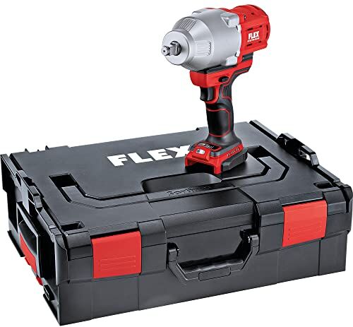 Flex Avvitatore a percussione a batteria IW 1/2" 950 18.0-EC (senza batteria, con L-Boxx, 18 V, motore brushless, 3 livelli di coppia, attacco attrezzi 1/2" esterno, potente percussione)