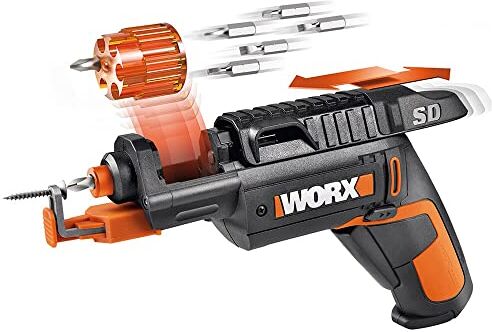 WORX Avvitatore a Batteria, 4 V, Nero