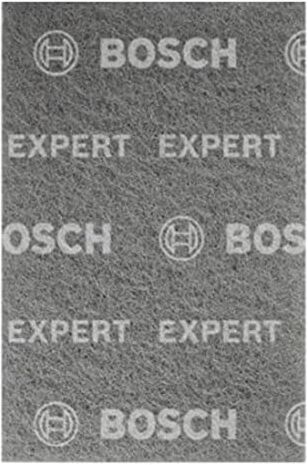 Bosch 1x Fogli abrasivi in tessuto non tessuto Expert N880 (per Lamiere di acciaio, 152 x 229 mm, Grana Ultra fine S, accessorio Levigatura manuale)