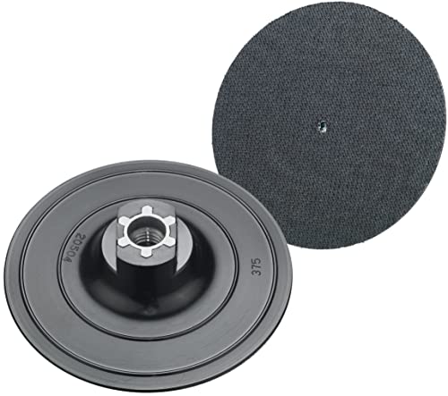Connex Disco per pulizia in velcro con filettatura M14 per levigatrice angolare e macchine per la pulizia, 123 mm