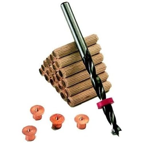 wolfcraft Set per spinatura da 31 pezzi I  I Set per eseguire spinature