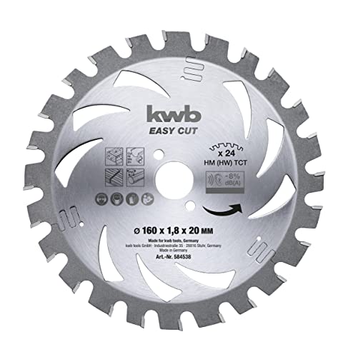 kwb AKKU-TOP SIERRA CIRCULAR HM D.160 X 20MM 24Z