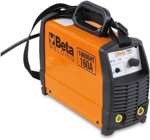 BETA 1860BHT/160A ​Saldatrice ad inverter per saldature MMA con elettrodi rutili, basici e inox e TIG su acciaio, completa delle funzioni arcforce, STICK/TIG (lift arc), hot-start, antisticking