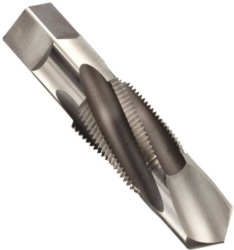 Dormer E653 trapano HSS combinazione e tubo rubinetto, NPT, Uncoated (Bright) Finish, Round Shank with Square End, 1/8"-27, 1