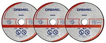 Dremel Dischi da Taglio 77mm per Metallo, 3 Pezzi