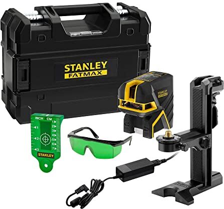 Stanley ‎ LIVELLA LASER A CROCE + 5 PUNTI FATMAX® SCGi-P5 RAGGIO VERDE