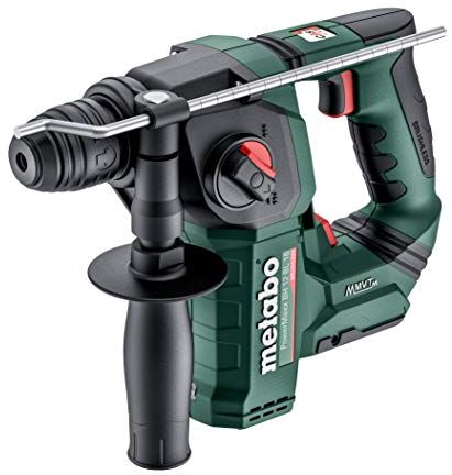 Metabo Martello con meta box (senza batteria, con luce LED, 12 V, trapano a martello + foratura, con spegnimento di sicurezza)