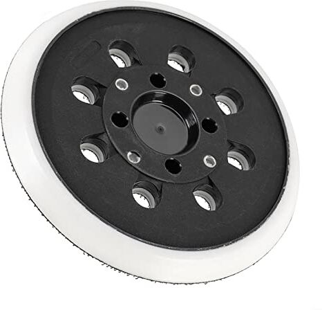 Lioaeust Disco di lucidatura elettrico a 8 fori, 5 pollici 125 mm Pad di supporto levigatura Pad di supporto per Bosch PEX 300 AE 400 AE 4000 AE