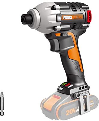 WORX Avvitatore ad impulsi brushless 230nm. 20V a batteria solo corpo macchina