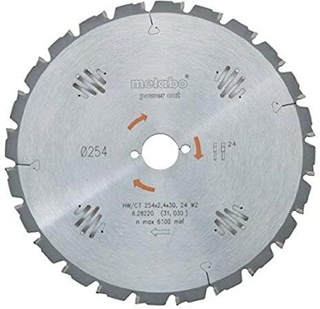 Metabo 315 x 30 mm, 24 denti, HW/CT-Lama per sega circolare