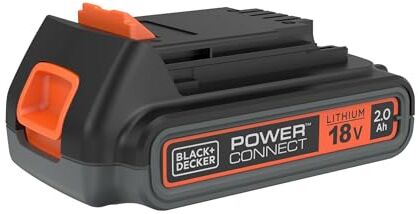 Black & Decker Batteria al Litio Compatibile con prodotti  18 V 2.0 Ah,